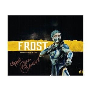 Mortal Kombat Frost SIGNED by Sara Cravens 8x10 print